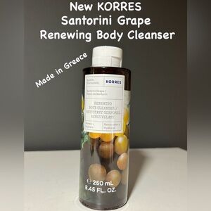 New Korres Santorini Grape Body Cleanser